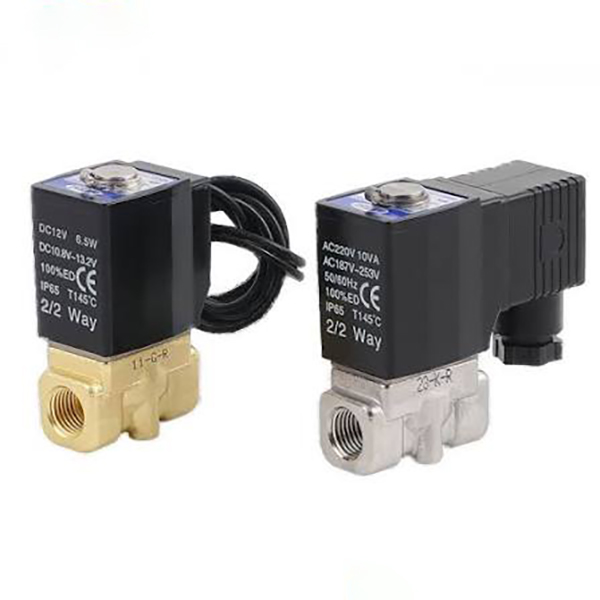 2S-seeria 2/2-suunaline vedeliku solenoidklapp (otsetoimeline + pilootjuhitav)