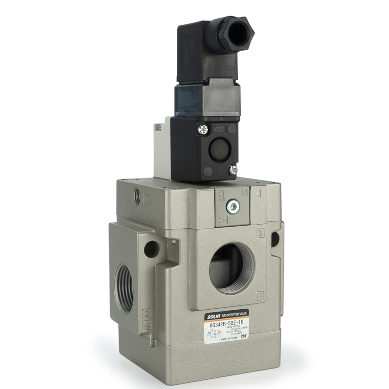 VG342 3-pordiline solenoidventiil – piloodiga juhitav tüüp